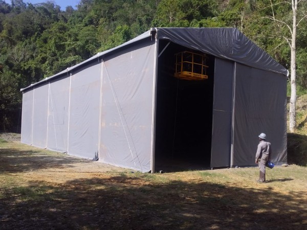 Galpão De Lona Duas Águas Valor??