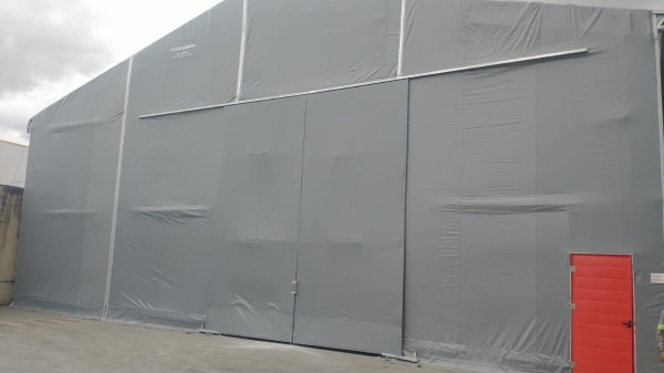 Galpão com cobertura