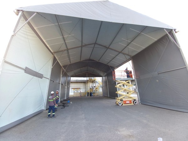 Locação De Galpão De Lona Duas Águas??